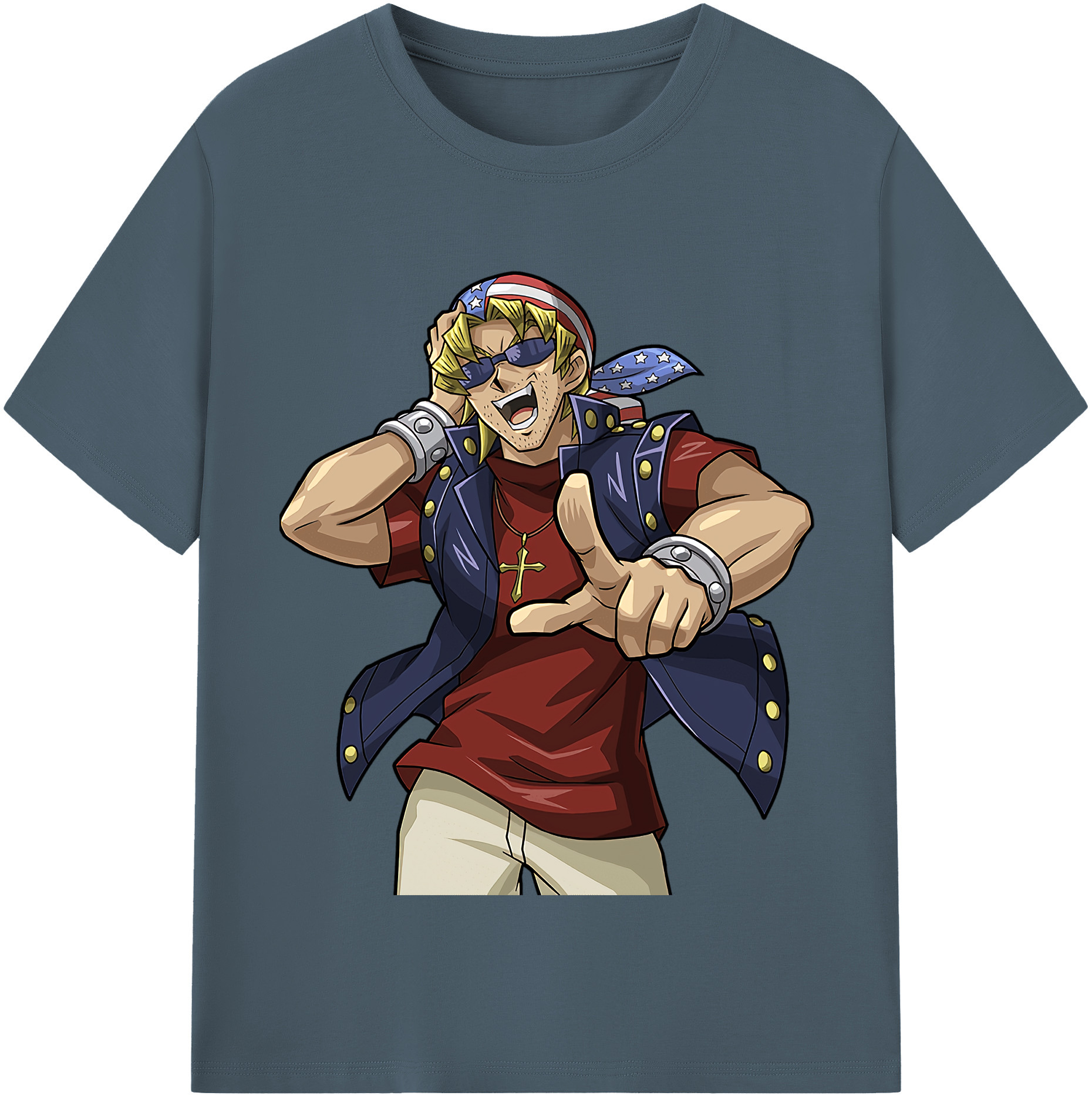 （画像用） 遊☆戯☆王 Yu-Gi-Oh! 綿100％半袖Tシャツ（フロントプリント）